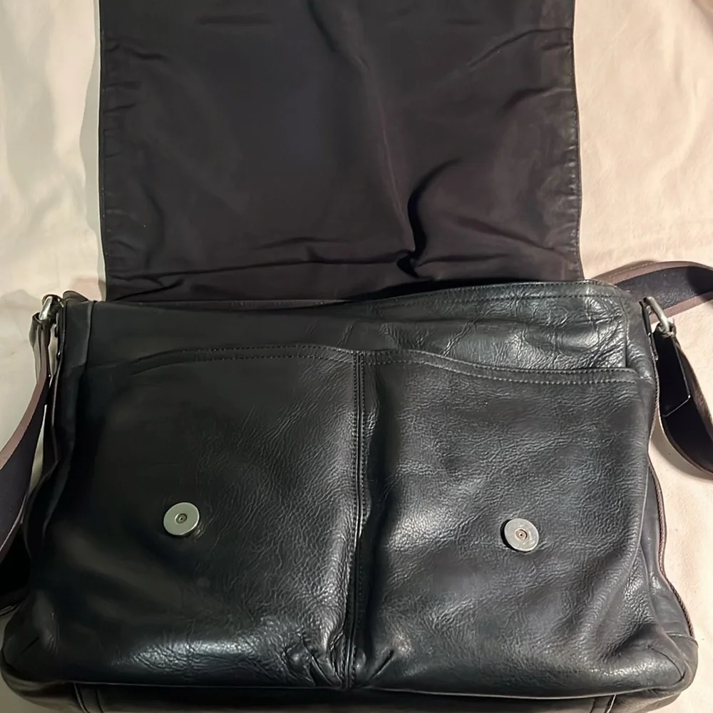 Coach HERITAGE WEB LEATHER MESSENGER